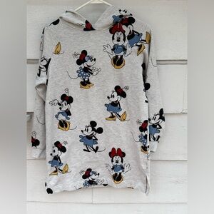 Disney Store Fleece Minnie Mouse Hoodie Dress
